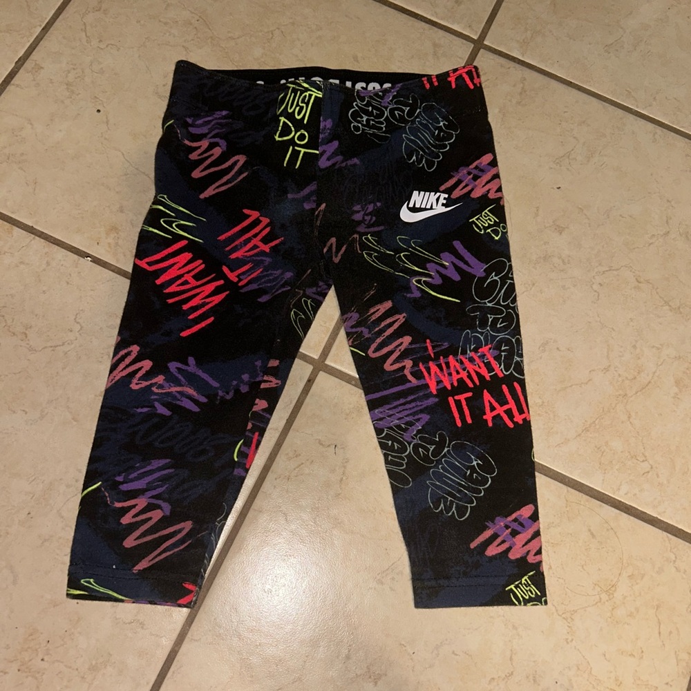 Nike leggings little girl size small